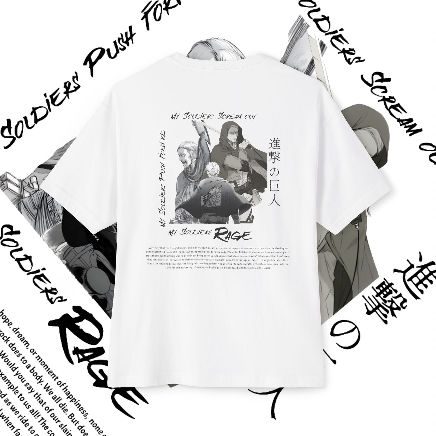 Erwin Smith Graphic Tee - Attack On Titan