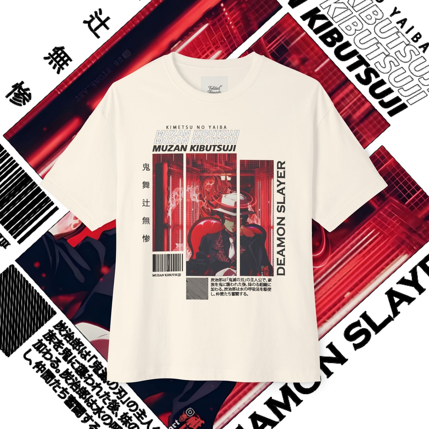 Muzan Demon Slayer Unisex Boxy Tee