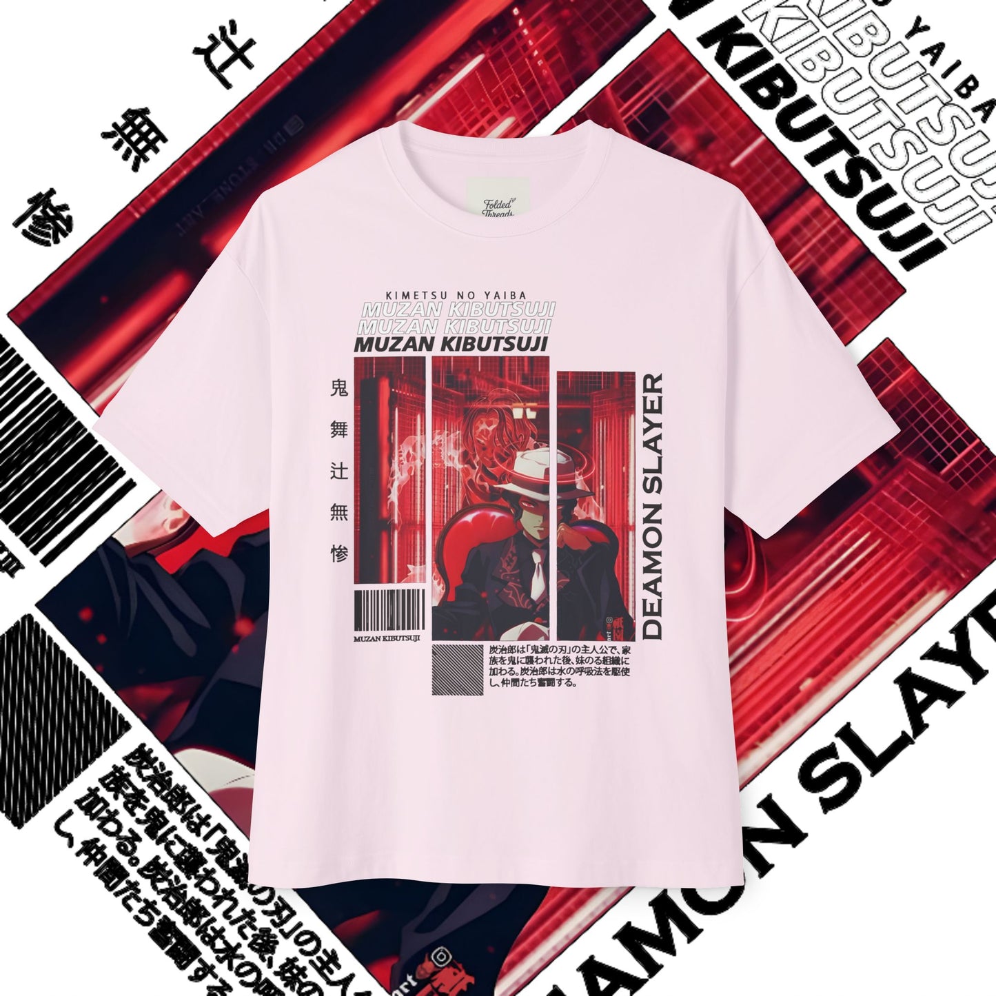 Muzan Demon Slayer Unisex Boxy Tee