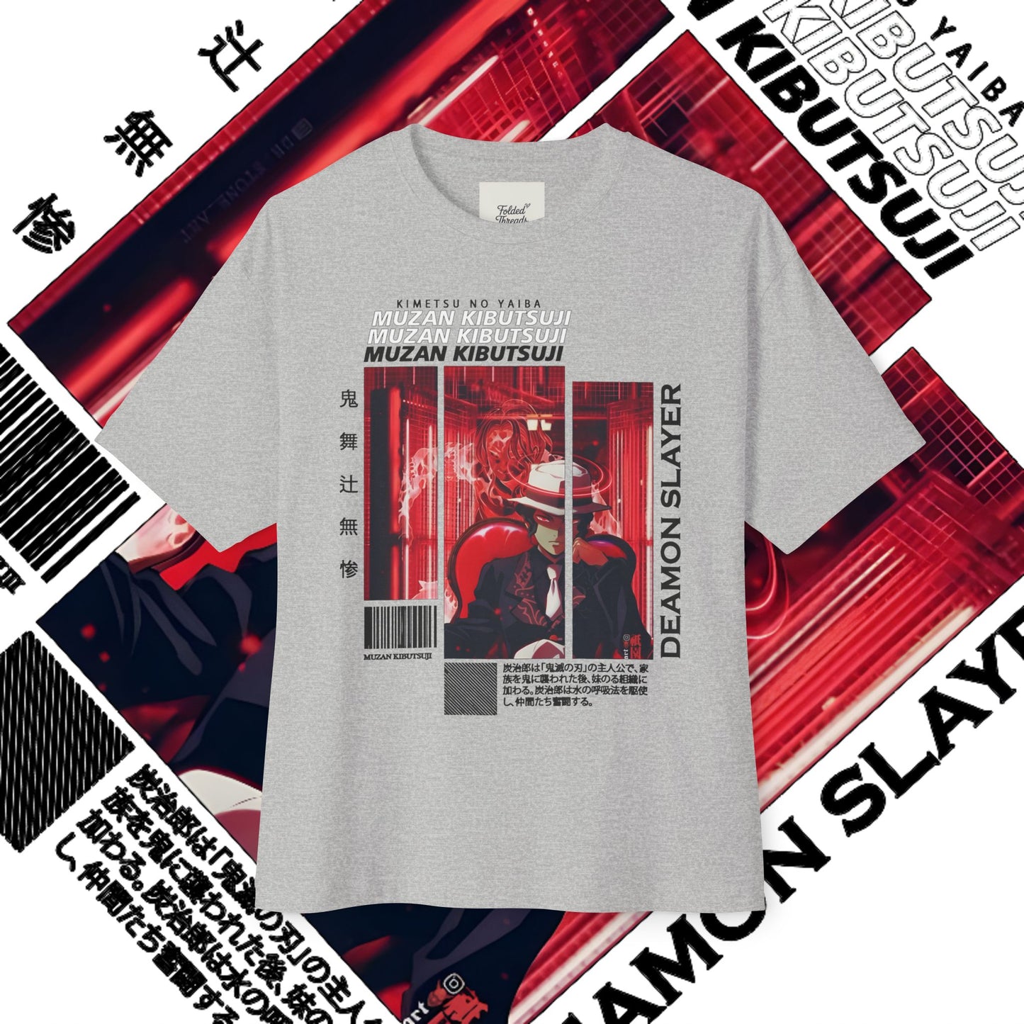Muzan Demon Slayer Unisex Boxy Tee