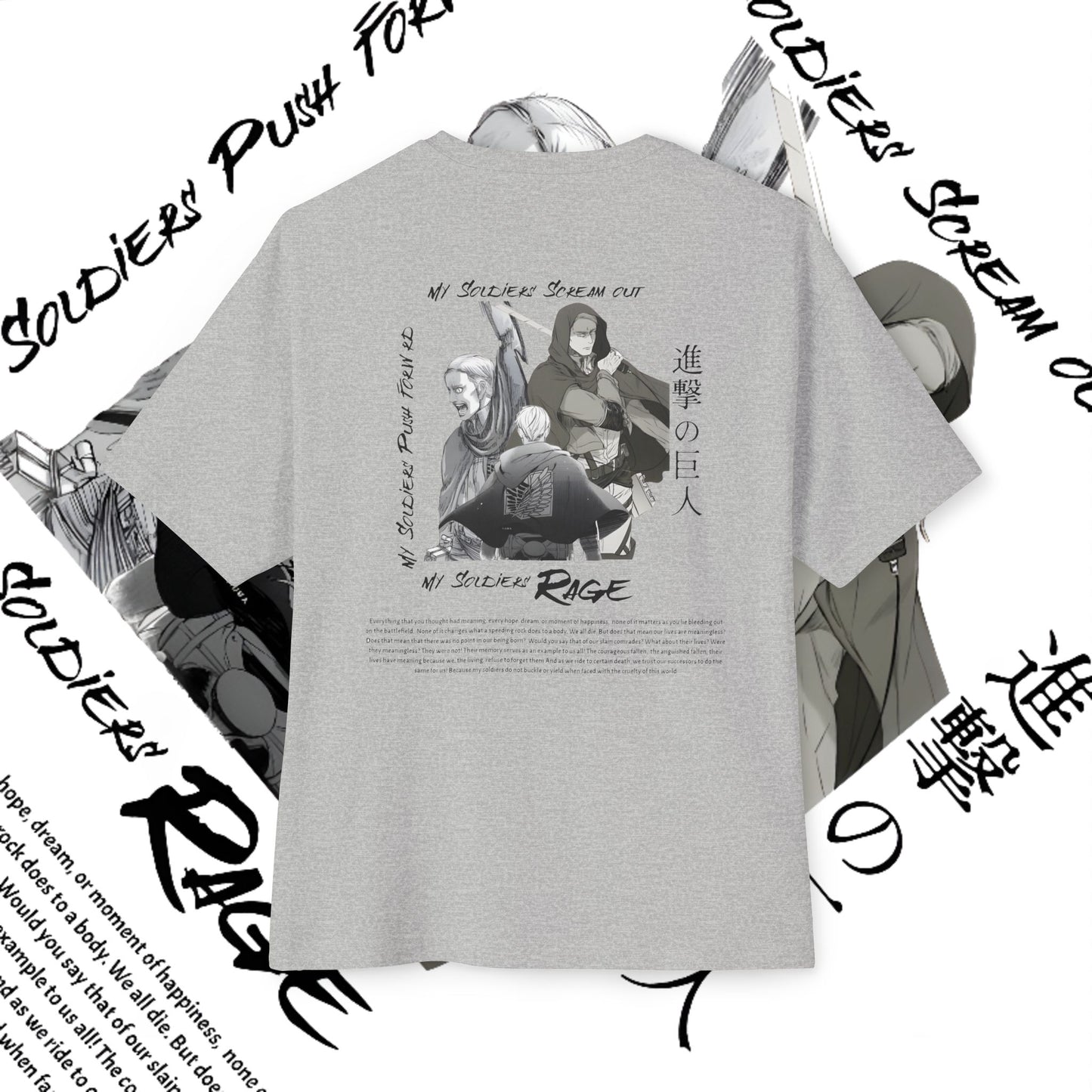 Erwin Smith Graphic Tee - Attack On Titan