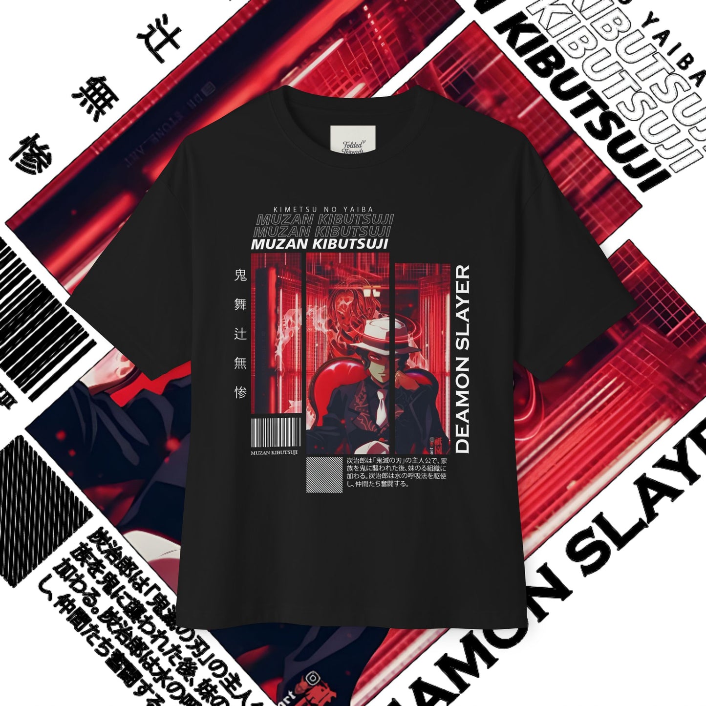 Muzan Demon Slayer Unisex Boxy Tee