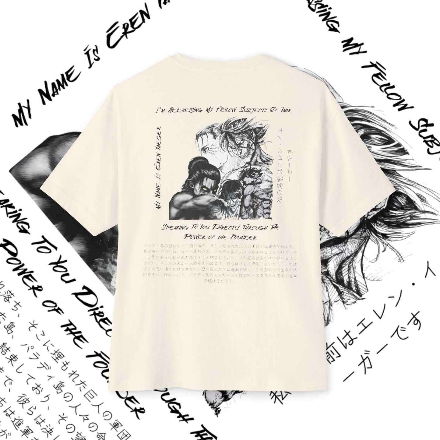 Eren Yeager Design Anime Graphic Tee