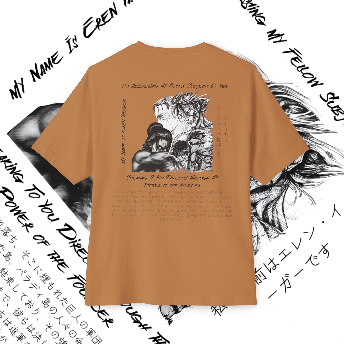 Eren Yeager Design Anime Graphic Tee