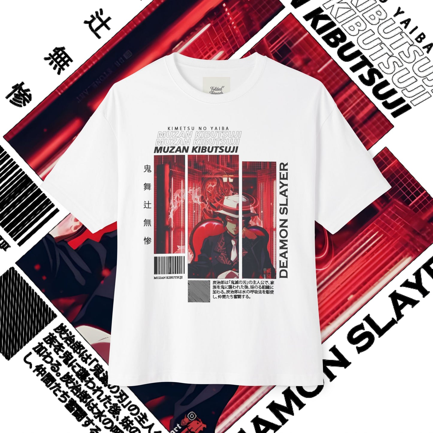 Muzan Demon Slayer Unisex Boxy Tee