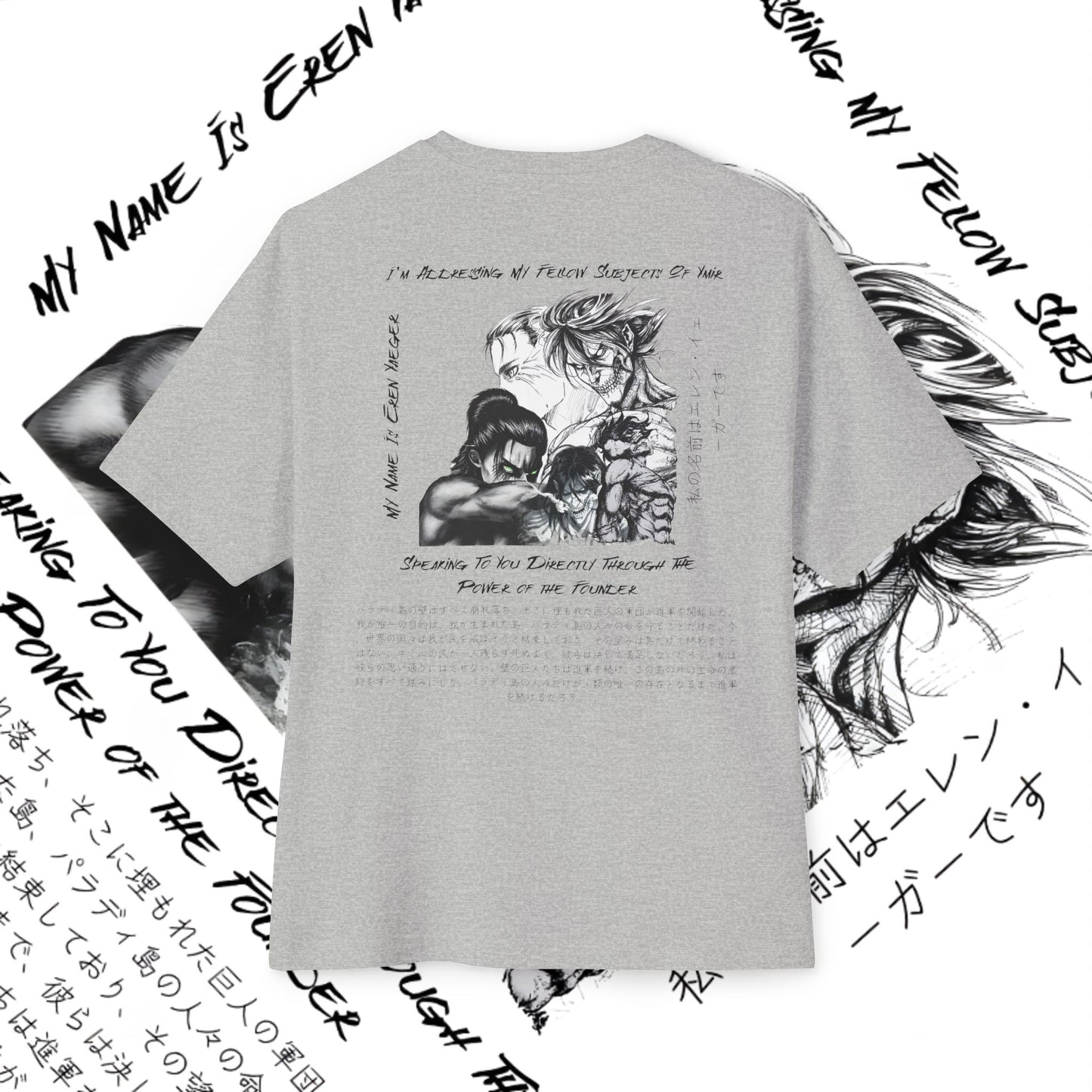 Eren Yeager Design Anime Graphic Tee