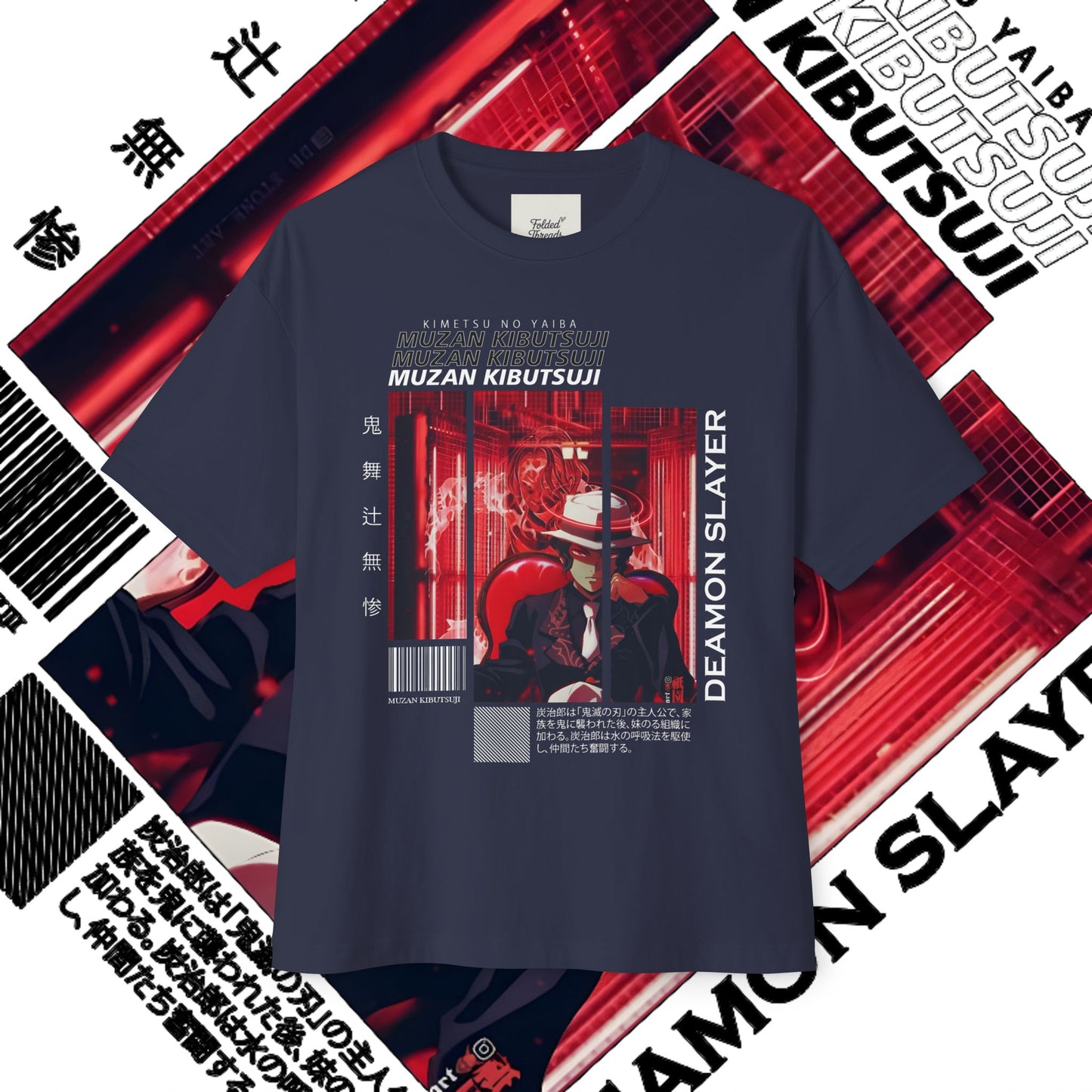 Muzan Demon Slayer Unisex Boxy Tee
