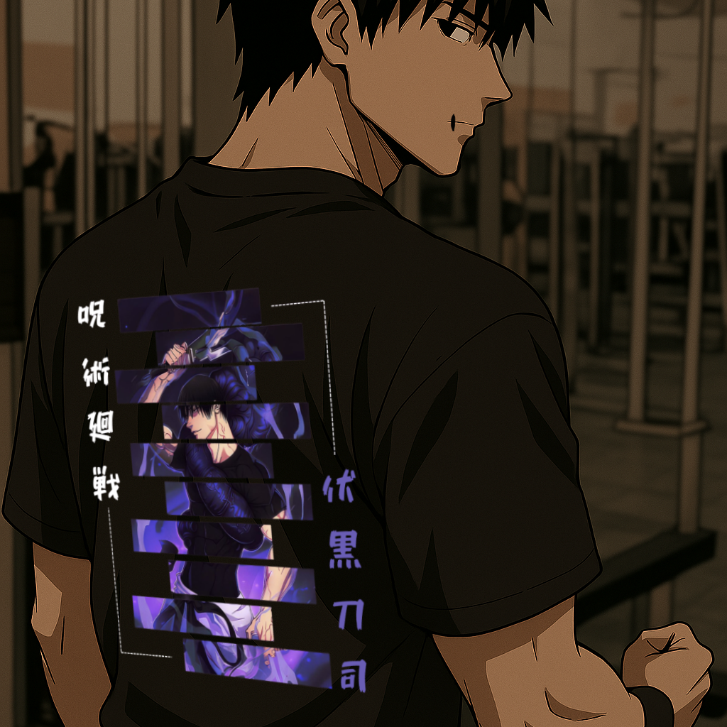 Toji Oversized Graphic Tee - Jujutsu Kaisen