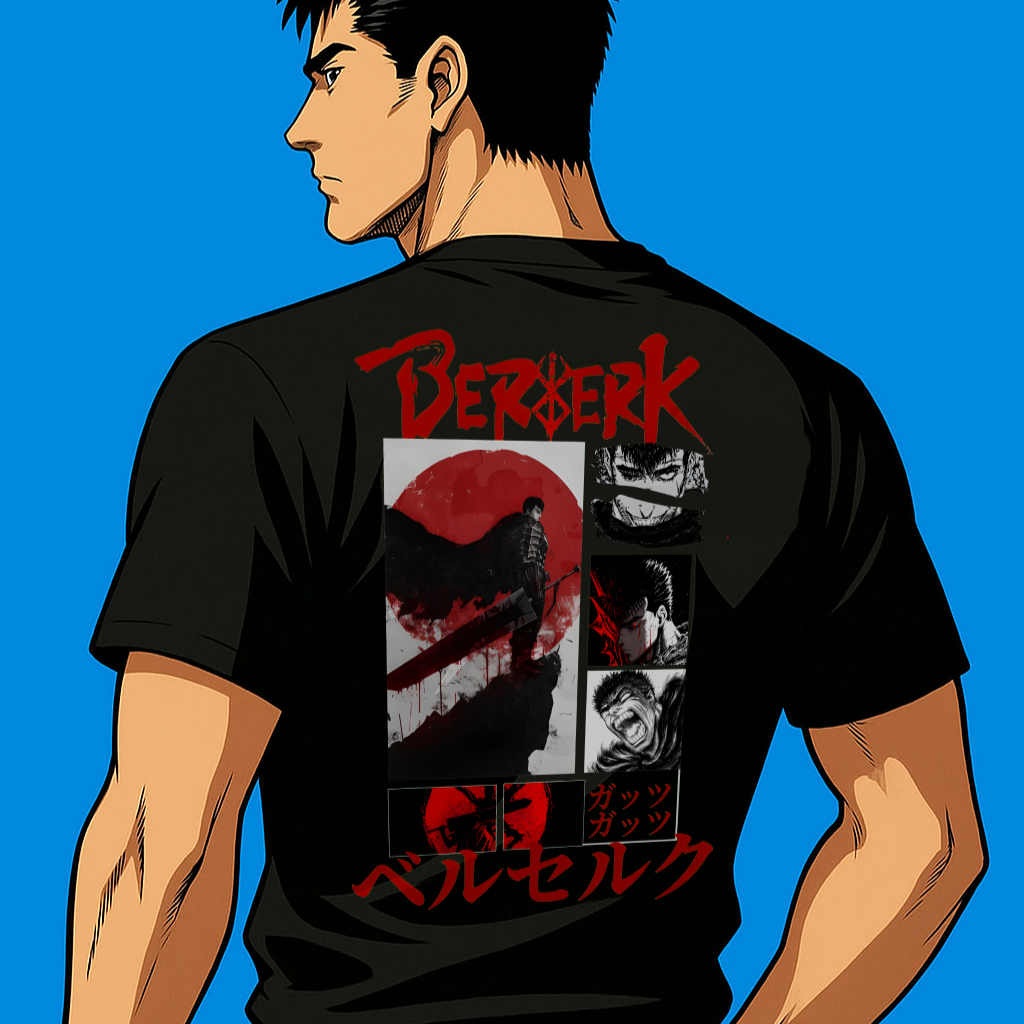 Guts from Berserk - Anime Boxy Tee