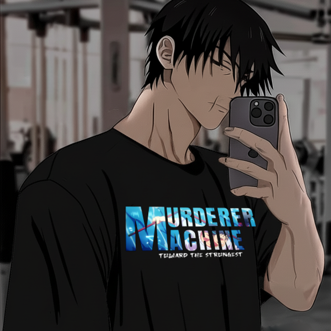 Toji Oversized Graphic Tee - Jujutsu Kaisen