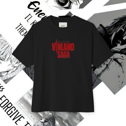 Vinland Saga Unisex Oversized Boxy Tee, Anime T-Shirt, Graphic Tee, Streetwear, Gift for Anime Fans