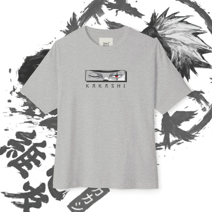 Kakashi Oversized Tee, Anime Fan Shirt, Kawaii Graphic Tee, Unisex Casual Wear, Gift for Otaku, Comfortable Everyday Outfit