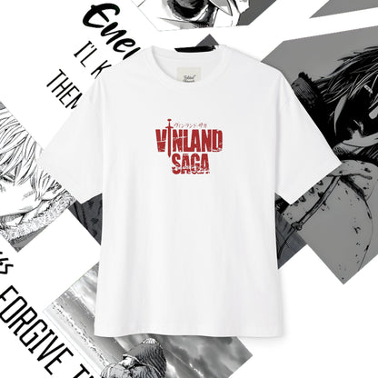 Vinland Saga Unisex Oversized Boxy Tee, Anime T-Shirt, Graphic Tee, Streetwear, Gift for Anime Fans