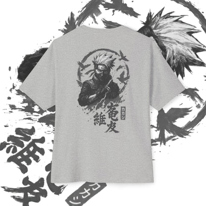 Kakashi Oversized Tee, Anime Fan Shirt, Kawaii Graphic Tee, Unisex Casual Wear, Gift for Otaku, Comfortable Everyday Outfit
