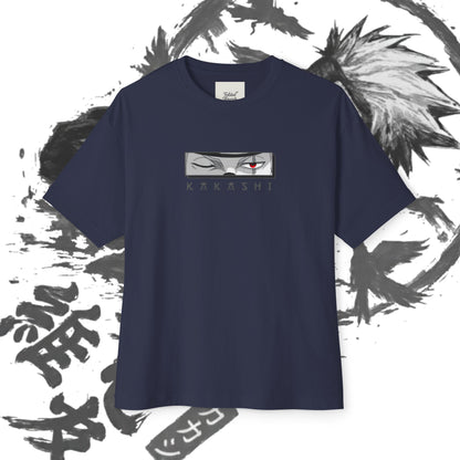 Kakashi Oversized Tee, Anime Fan Shirt, Kawaii Graphic Tee, Unisex Casual Wear, Gift for Otaku, Comfortable Everyday Outfit