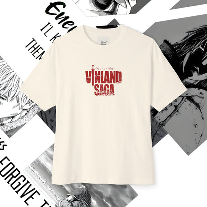 Vinland Saga Unisex Oversized Boxy Tee, Anime T-Shirt, Graphic Tee, Streetwear, Gift for Anime Fans
