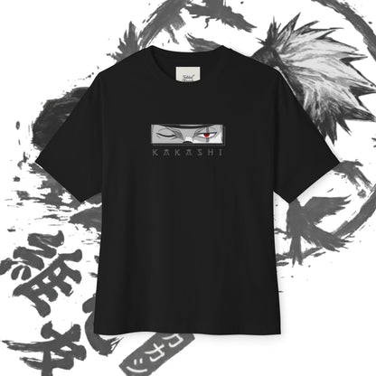 Kakashi Oversized Tee, Anime Fan Shirt, Kawaii Graphic Tee, Unisex Casual Wear, Gift for Otaku, Comfortable Everyday Outfit