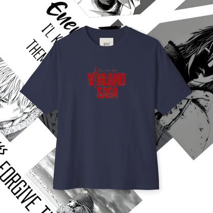 Vinland Saga Unisex Oversized Boxy Tee, Anime T-Shirt, Graphic Tee, Streetwear, Gift for Anime Fans