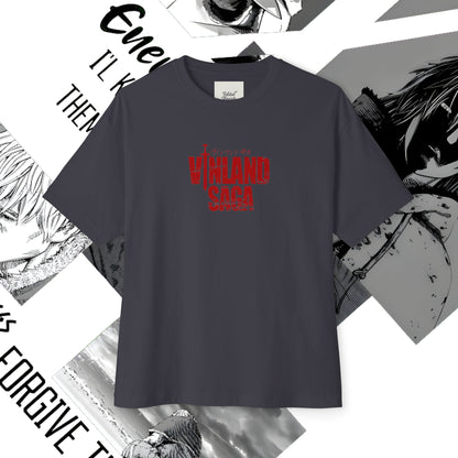 Vinland Saga Unisex Oversized Boxy Tee, Anime T-Shirt, Graphic Tee, Streetwear, Gift for Anime Fans